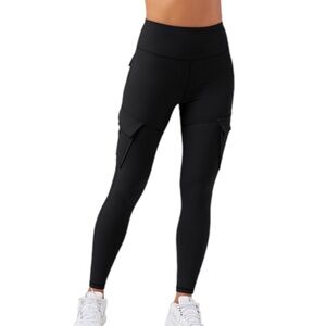 Halara High Waisted Cargo Yoga Leggings With Booty Scrunch